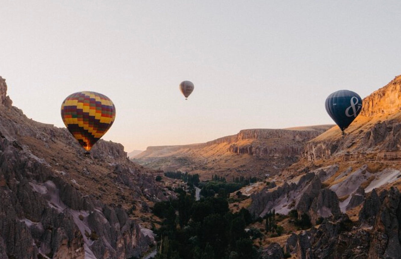 hot air balloon in turkey